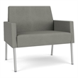 Lesro Mystic Lounge Reception Bariatric Chair in Gray