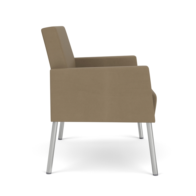 Lesro Mystic Lounge Reception Bariatric Chair in Brown