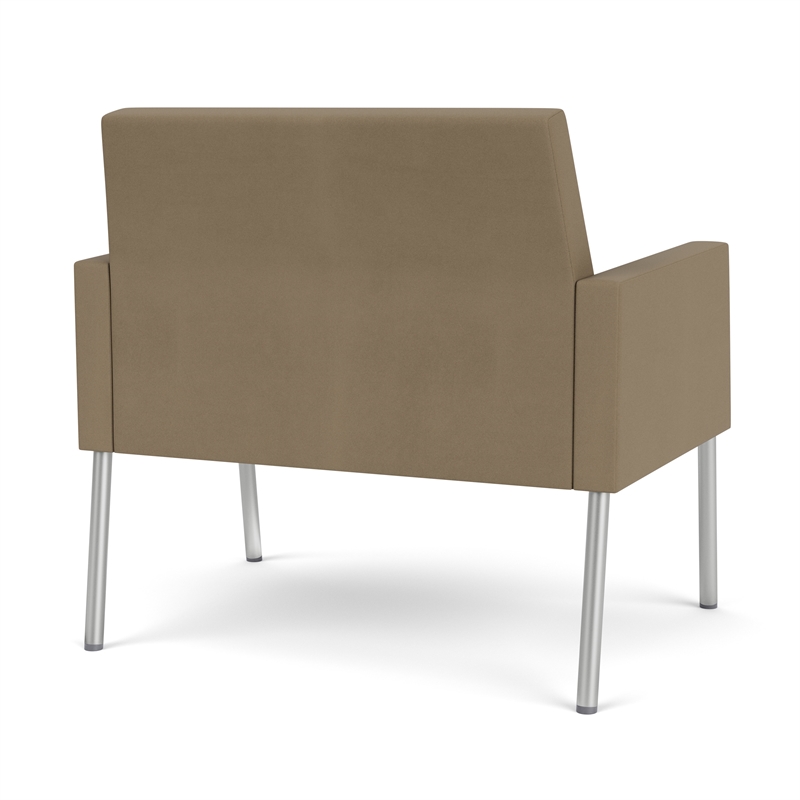 Lesro Mystic Lounge Reception Bariatric Chair in Brown