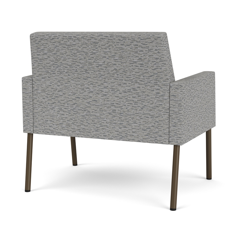 Lesro Mystic Lounge Reception Bariatric Chair in Gray