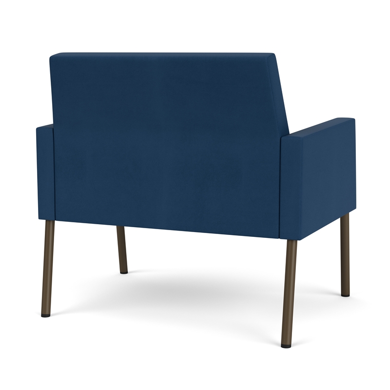 Lesro Mystic Lounge Reception Bariatric Chair in Blue