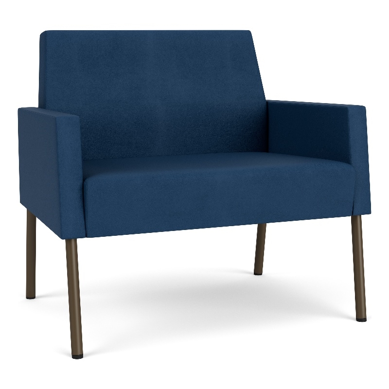 Lesro Mystic Lounge Reception Bariatric Chair in Blue