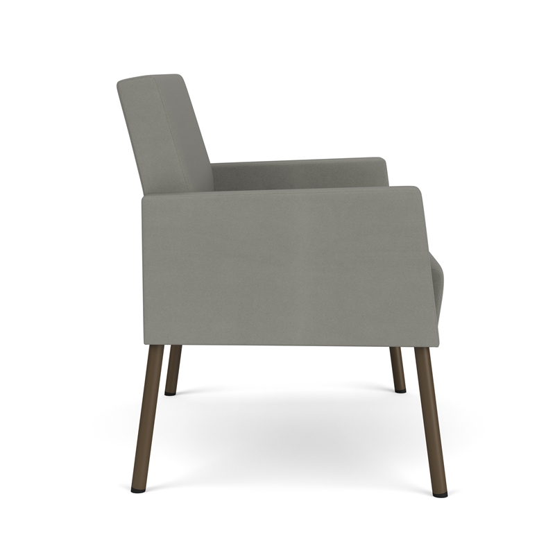 Lesro Mystic Lounge Reception Bariatric Chair in Gray