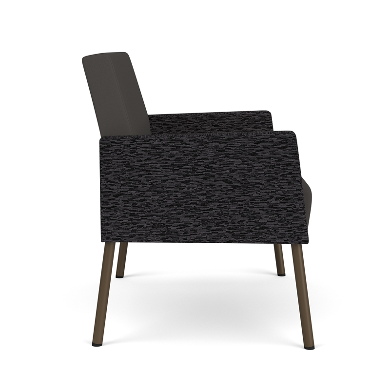 Lesro Mystic Lounge Reception Bariatric Chair in Gray