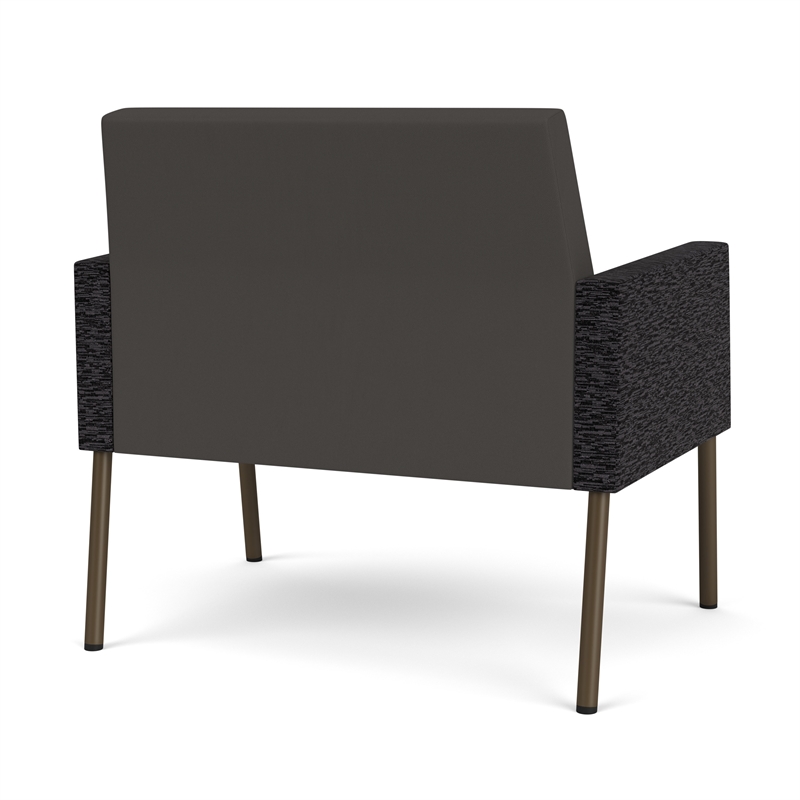 Lesro Mystic Lounge Reception Bariatric Chair in Gray