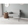 Lesro Mystic Lounge Reception Bariatric Chair in Gray