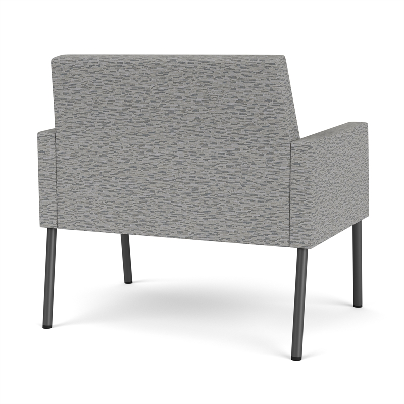 Lesro Mystic Lounge Reception Bariatric Chair in Gray
