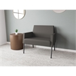 Lesro Mystic Lounge Reception Bariatric Chair in Gray