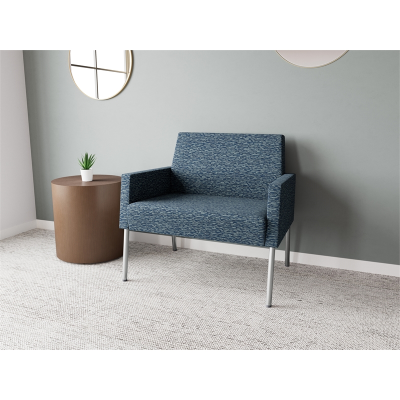 Lesro Mystic Lounge Reception Bariatric Chair in Blue