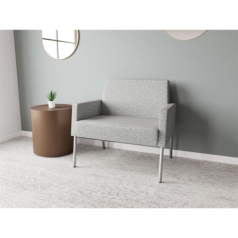 Lesro Mystic Lounge Reception Bariatric Chair in Gray