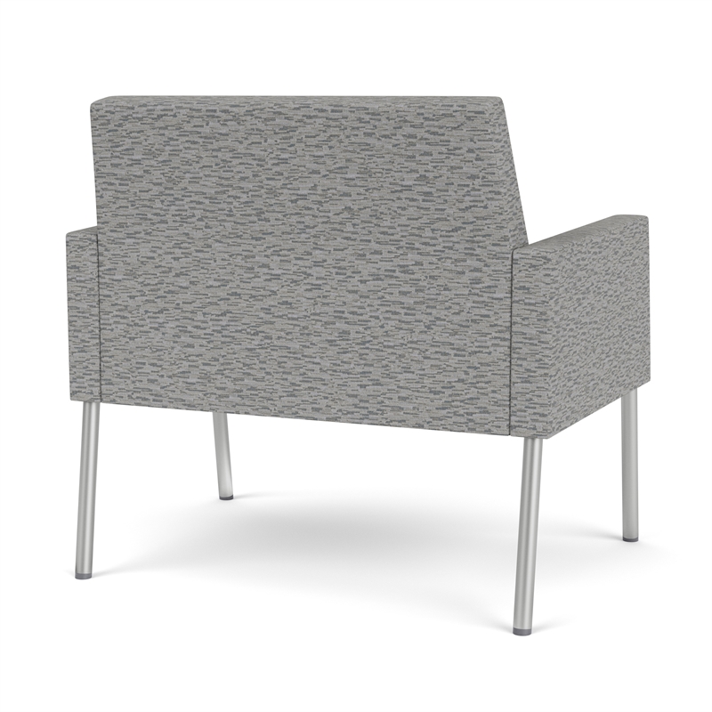 Lesro Mystic Lounge Reception Bariatric Chair in Gray