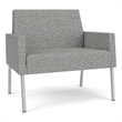 Lesro Mystic Lounge Reception Bariatric Chair in Gray