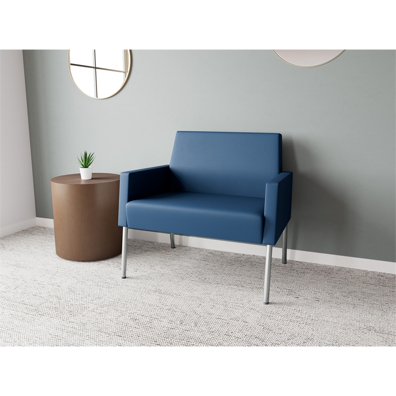 Lesro Mystic Lounge Reception Bariatric Chair in Blue