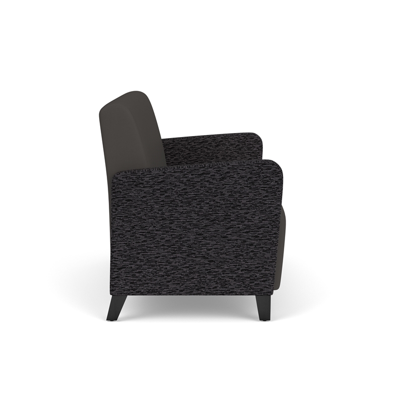 Lesro Ravenna Reception Loveseat in Gray