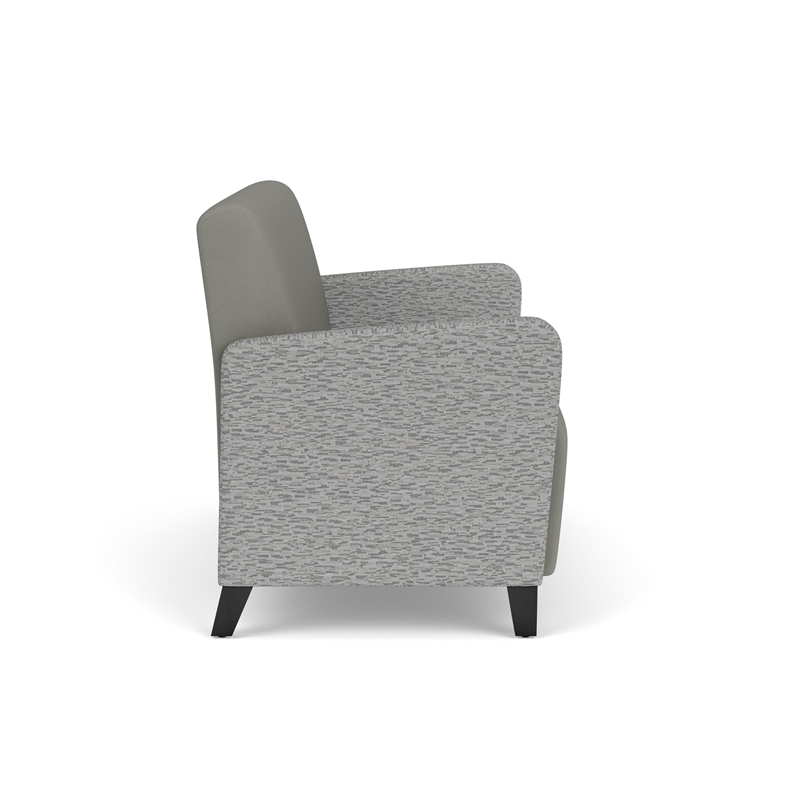 Lesro Ravenna Reception Loveseat in Gray