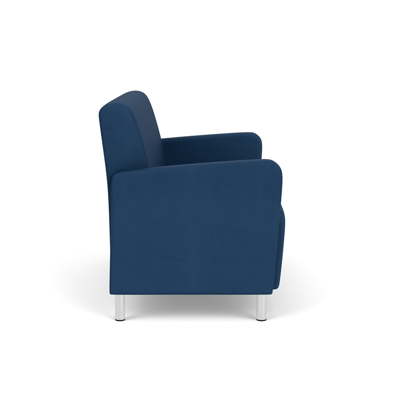 Lesro Ravenna Reception Loveseat in Blue