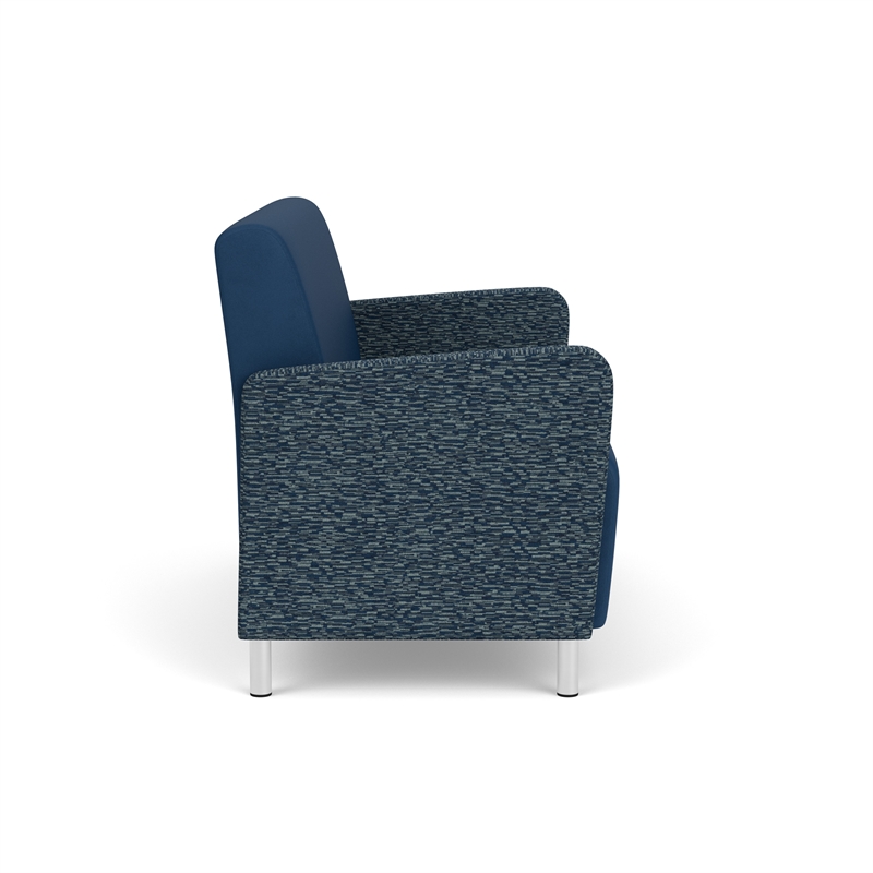 Lesro Ravenna Reception Loveseat in Blue