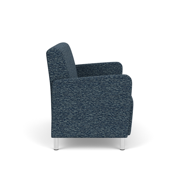 Lesro Ravenna Reception Loveseat in Blue