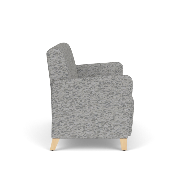 Lesro Ravenna Reception Loveseat in Gray