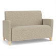 Lesro Ravenna Reception Loveseat in Beige