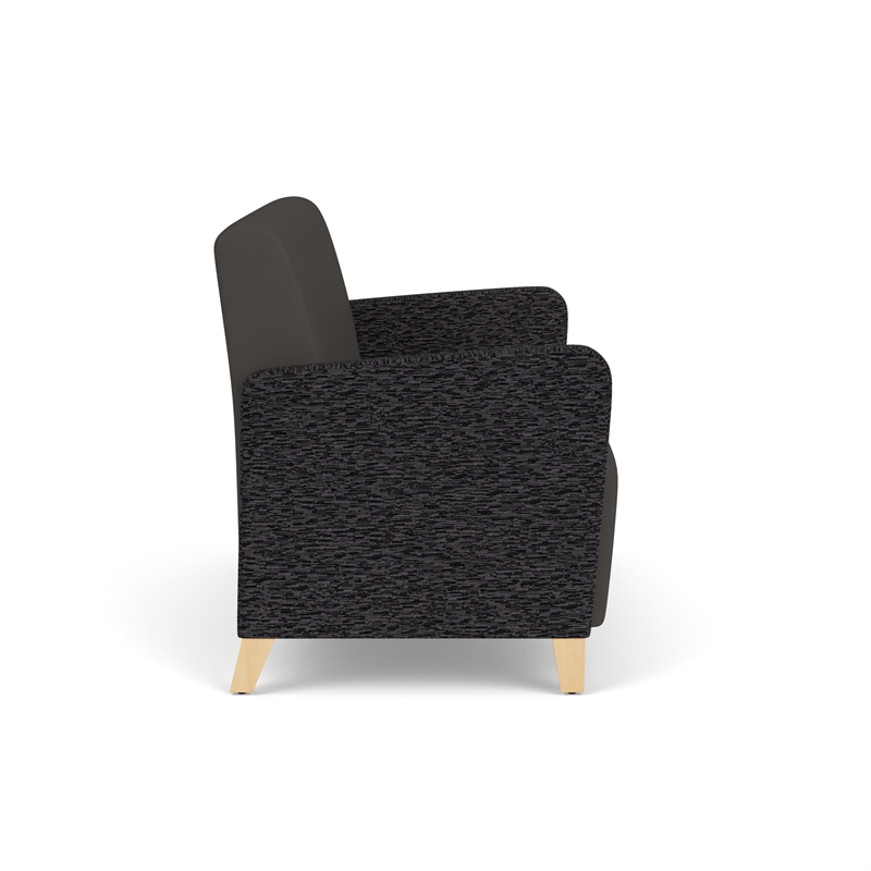 Lesro Ravenna Reception Loveseat in Gray