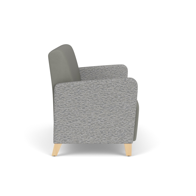 Lesro Ravenna Reception Loveseat in Gray