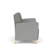 Lesro Ravenna Reception Loveseat in Gray