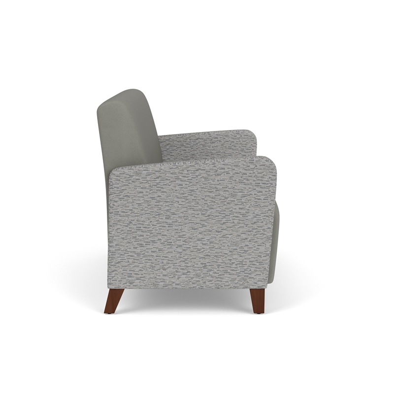 Lesro Ravenna Reception Loveseat in Gray