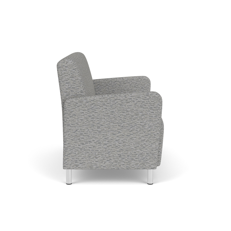 Lesro Ravenna Reception Loveseat in Gray