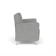 Lesro Ravenna Reception Loveseat in Gray