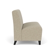 Lesro Ravenna Reception Armless Loveseat in Beige