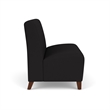 Lesro Ravenna Reception Armless Loveseat in Black