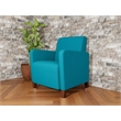 Lesro Ravenna Lounge Reception Guest Chair in Teal