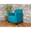 Lesro Ravenna Lounge Reception Guest Chair in Teal