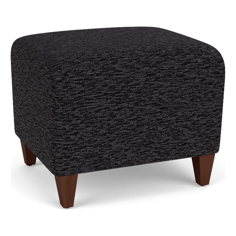 Lesro Ravenna Lounge Reception Ottoman in Black
