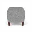 Lesro Ravenna Lounge Reception Ottoman in Gray