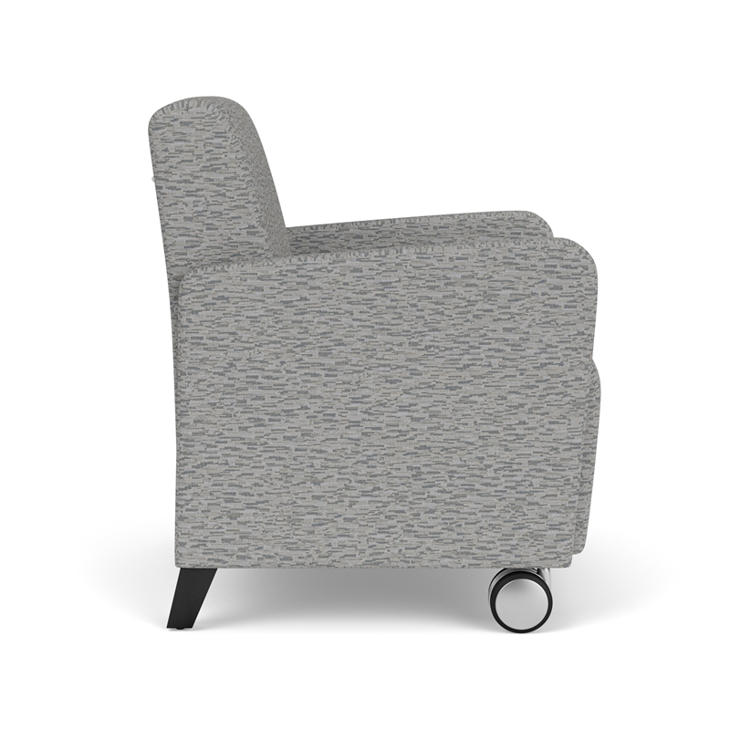 Lesro Ravenna Lounge Reception Guest Chair in Gray