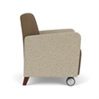 Lesro Ravenna Lounge Reception Guest Chair in Brown