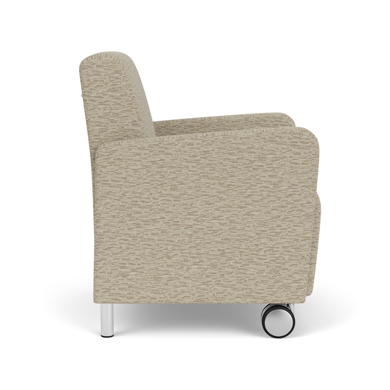 Lesro Ravenna Lounge Reception Guest Chair in Beige