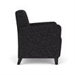 Lesro Ravenna Lounge Reception Guest Chair in Black