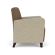 Lesro Ravenna Lounge Reception Guest Chair in Brown