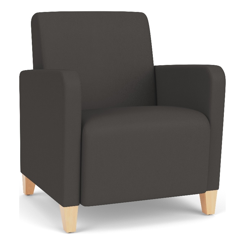 Lesro Ravenna Lounge Reception Guest Chair in Gray
