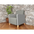 Lesro Ravenna Lounge Reception Guest Chair in Gray