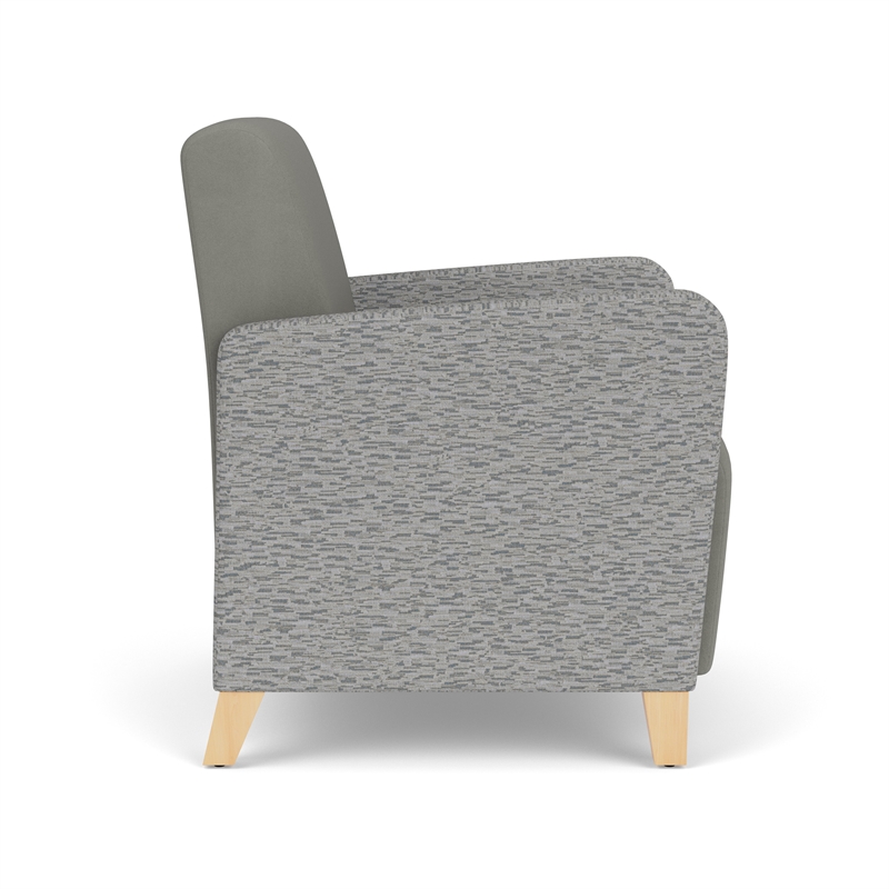 Lesro Ravenna Lounge Reception Guest Chair in Gray