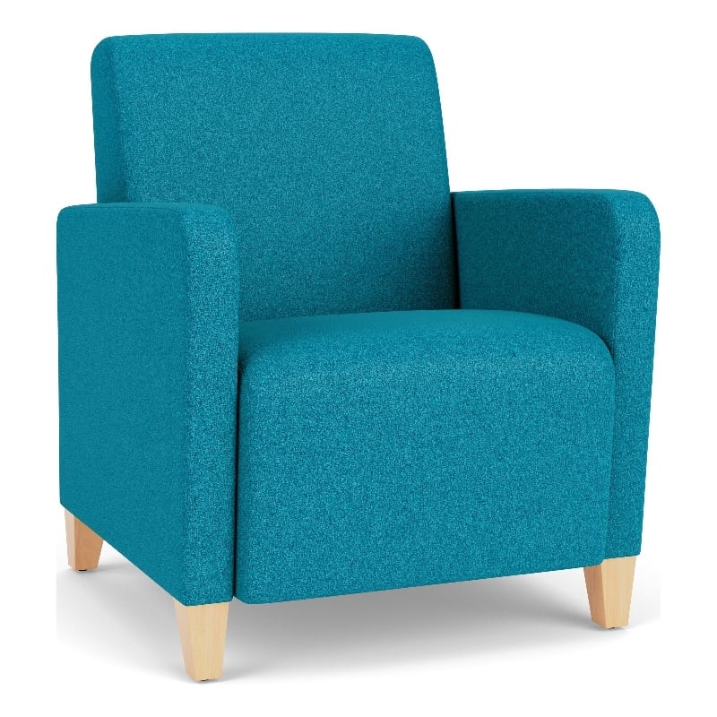 Lesro Ravenna Lounge Reception Guest Chair in Teal