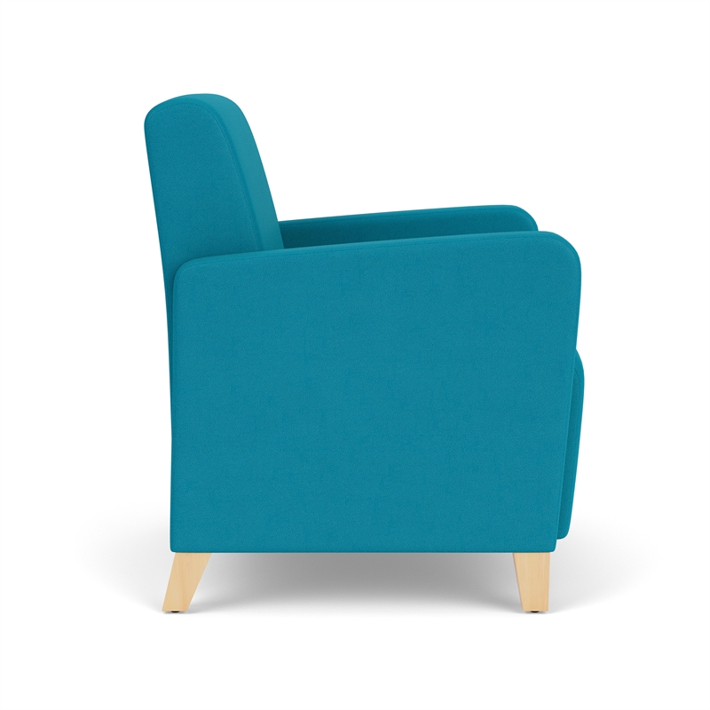 Lesro Ravenna Lounge Reception Guest Chair in Teal