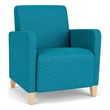 Lesro Ravenna Lounge Reception Guest Chair in Teal