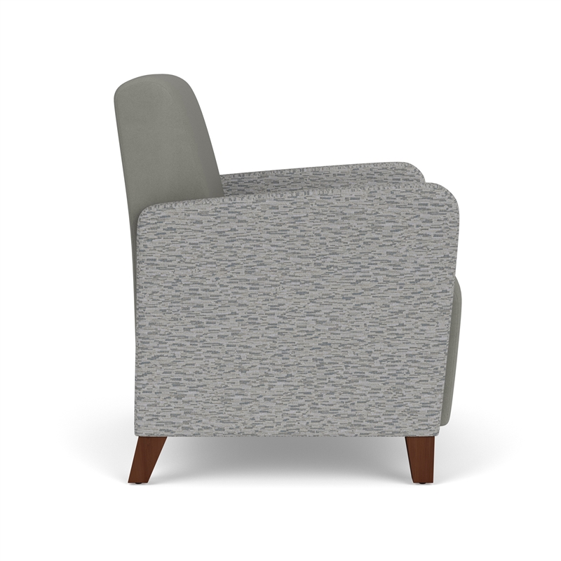 Lesro Ravenna Lounge Reception Guest Chair in Gray