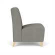 Lesro Ravenna Lounge Reception Armless Guest Chair in Teal