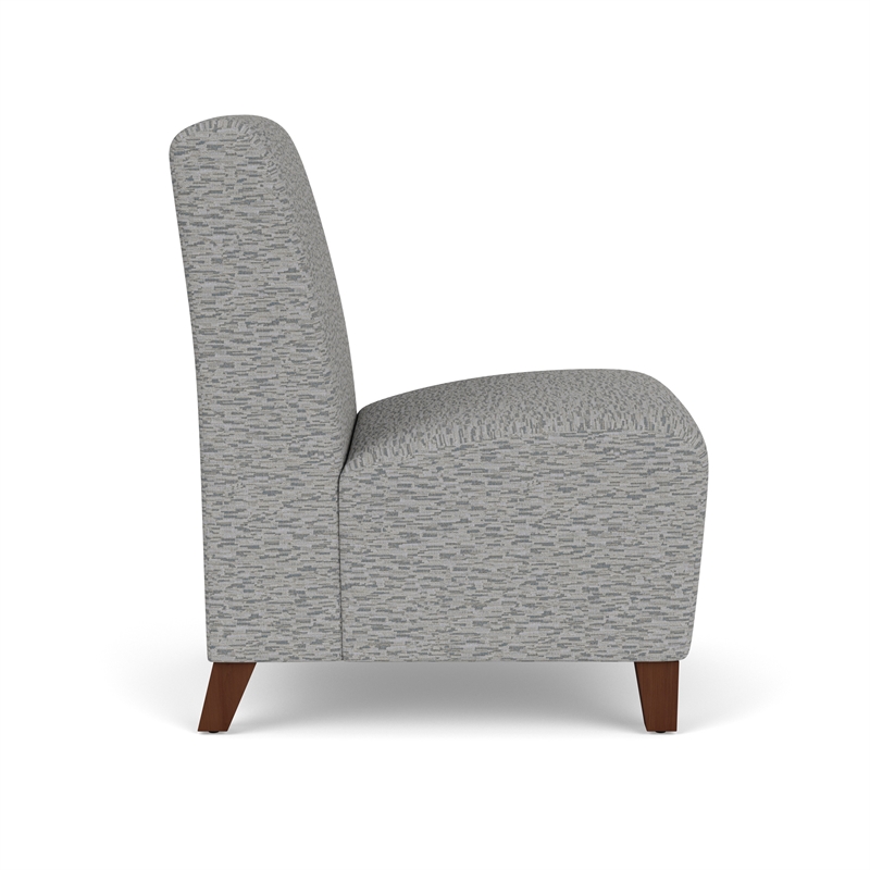 Lesro Ravenna Lounge Reception Armless Guest Chair in Teal